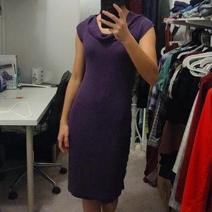 Summer & Sage Purple Midi Dress, Size M